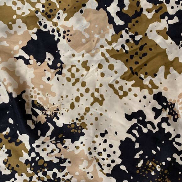 Rag & Bone Chester 100% Silk Camo Large Women's USA Oversized T-Shirt Dress EUC - Picture 7 of 13